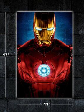 Iron Man poster - 11x17 art print merch marvel movie Robert Downey Jr Tony Stark